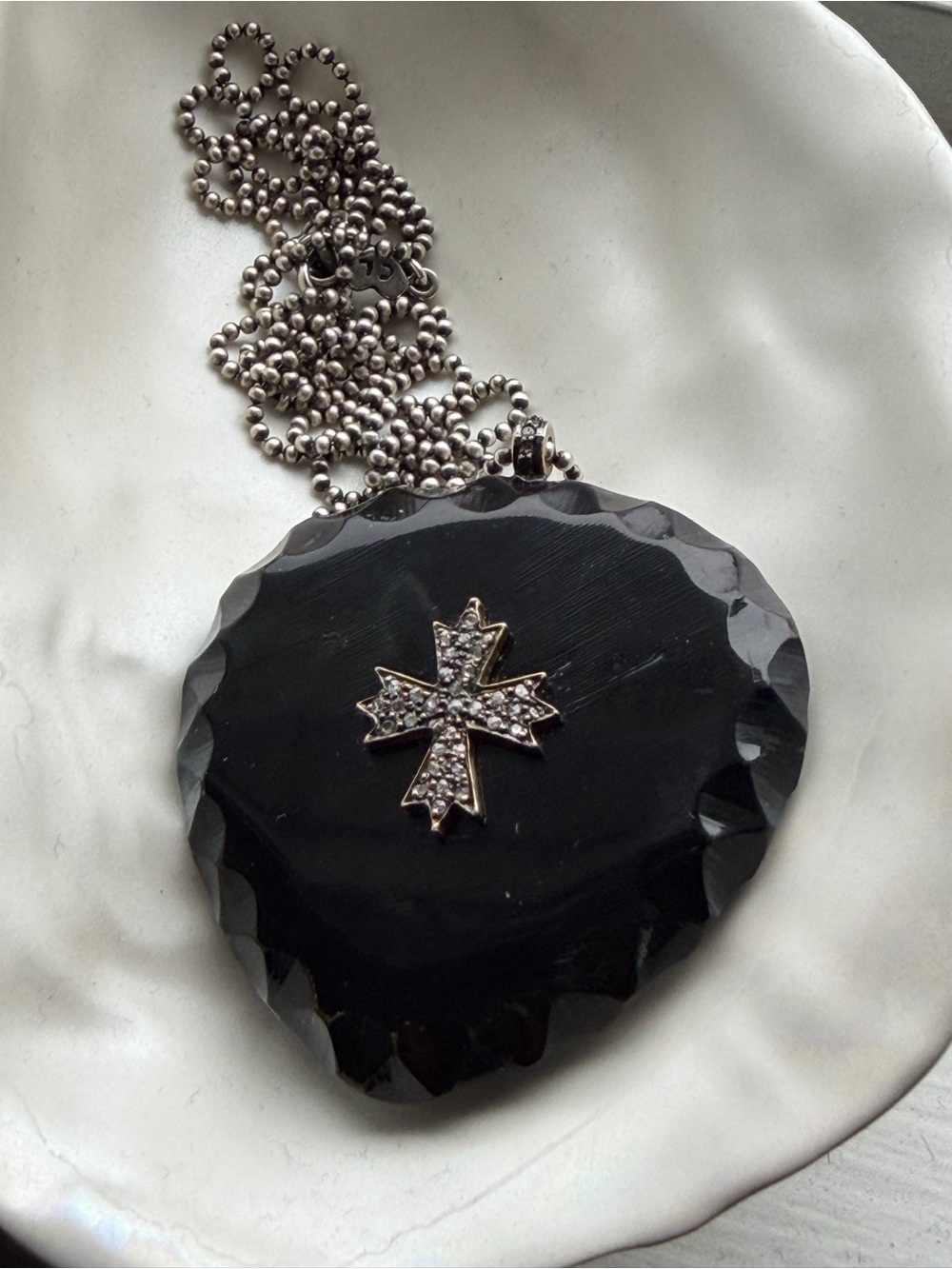 Vintage Chan Luu Horn Cross Necklace